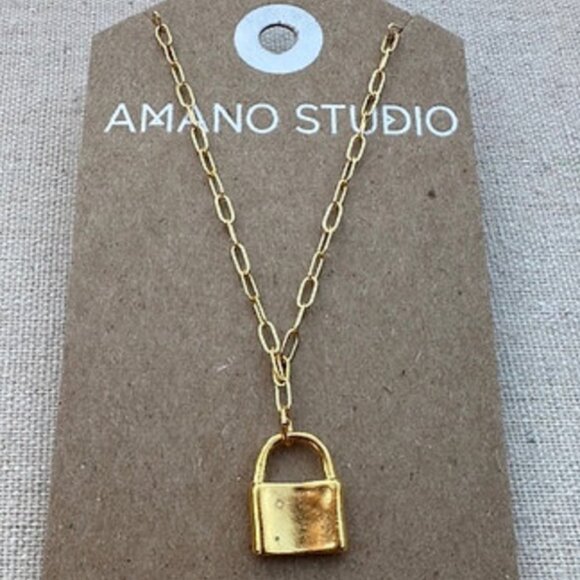 The Padlock Necklace by Amano Studio - Picture 1 of 2